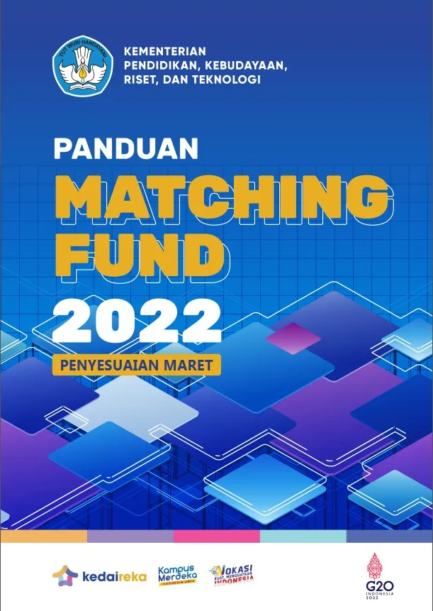 Buku Panduan Matching Fund Kemdikbud-Ristek 2022