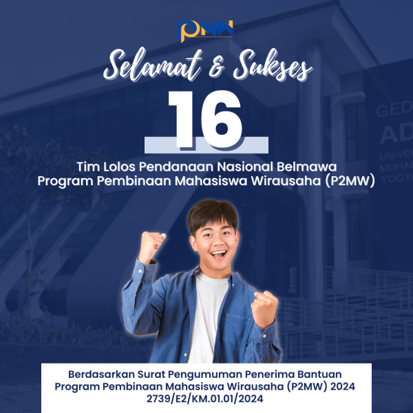 Poster Lolos Pendanaan P2MW 2024