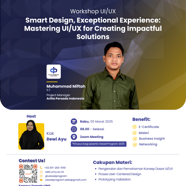 Poster Workshop UI UX 2025