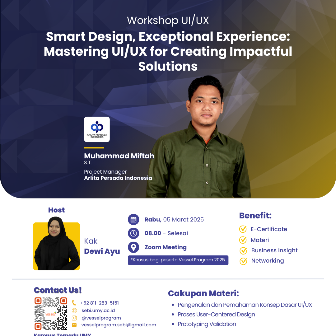 Poster Workshop UI UX 2025